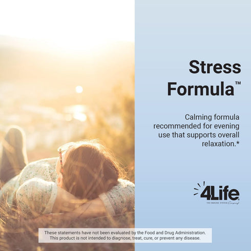 4Life Stress Formula Dietary Supplement, 60 Capsules, Supports Nervous System and Sleep