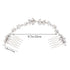 Unicra Wedding Hair Combs Bridal Headpieces, Crystal Wedding Hair Accessories for Brides (Silver)