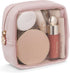 Pocmimut Mini Makeup Bag, Clear Cute Travel Makeup Pouch, Car Essentials Organizer for Women - Pink