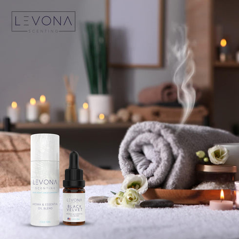 Levona Scents Oil Diffuser Essential Oils: Fragrance Oil for Diffuser - Black Velvette Diffuser Oils Scents - Woody