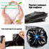 4 Gallon Trash Bag, 200 Counts, Thicken Value Small Trash Bags, Colorful Garbage Bags with Handle