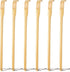Renook Back Scratcher - 16.5in Pack of 6, Traditional Finger-Like Bamboo Wooden Body Massager for Scratching Itches