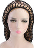 Qianmome Women Soft Rayon Snood Hat, Crocheted Hair Net Cap in Mixed Colors