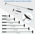 2 Pack Oversized Portable Extendable Back Scratcher, Upgraded Metal Stainless Steel Telescoping Tool with Carrying Bag