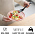 9 Inch Disposable Plastic Spoons - 60 Count Heavy Duty Serving Utensils, Food Safe, BPA Free, Black