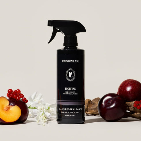 Preston Lane Luxury All-Purpose Cleaner, Highrise Scent | Bio-Based Multi-Surface Spray | Streak-Free Finish, Lifts