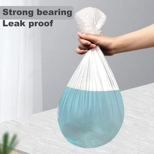 0.5 Gal Trash Bags, 240 pcs Clear Strong Tiny Garbage Bags for Mini Desk Trash Can, Fit 0.4-0.8 Gal