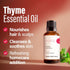 H’ana Thyme Essential Oil - 100% Pure Natural Thyme Oil for Hair, Skin, Diffuser - Fresh Herbaceous Scent (1 Fl Oz)
