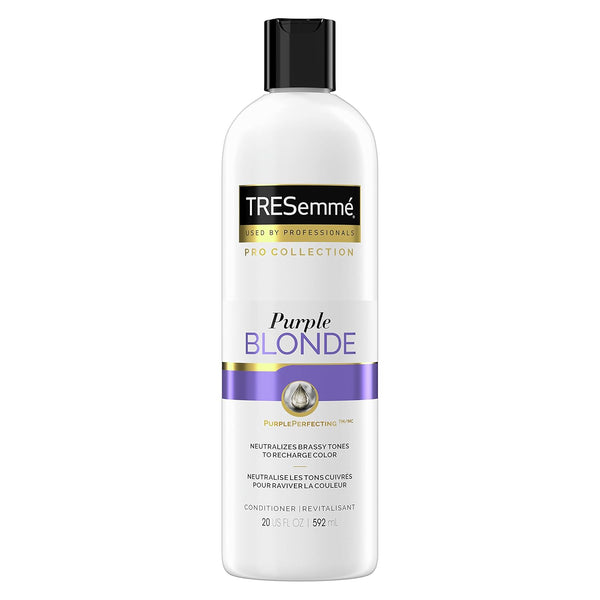 TRESemmé Pro Collection Purple Blonde Conditioner 20 oz for Brilliant Color, Blonde and Silver Hair