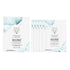 Snow Fox Skincare Arctic Breeze Rescue Mask - Peppermint Oil, Aloe Vera, Seaweed Extract | 5 Pack Organic Cotton