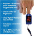 Roscoe Medical Finger Pulse Oximeter - Oxygen Saturation Monitor for Pediatric and Adult Use, Sports and Aviation
