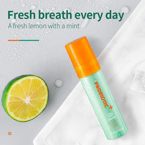 Breath Spray for Bad Breath, Mint Oral Care Health Spray for Dry Mouth, 0.5 fl.oz/Bottle (Pack of 2) with Surprise Gifts