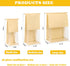 THEIFOXONE 50Pcs 3 Packaging, Packaging Bakery Bags with Window - size combinations Clear Bread Bags for Homemade