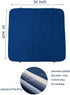 Pack 2 34" X36Reusable of Careboree Quilted Cotton Top Underpad Incontinence Bed Pads Washable Durable Waterproof Extra