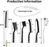 Set, (6 Washing Machine Cleaning Brush Front Load Washer Machine Cleaner Accessories, Drum Laundry Cleaner Brush