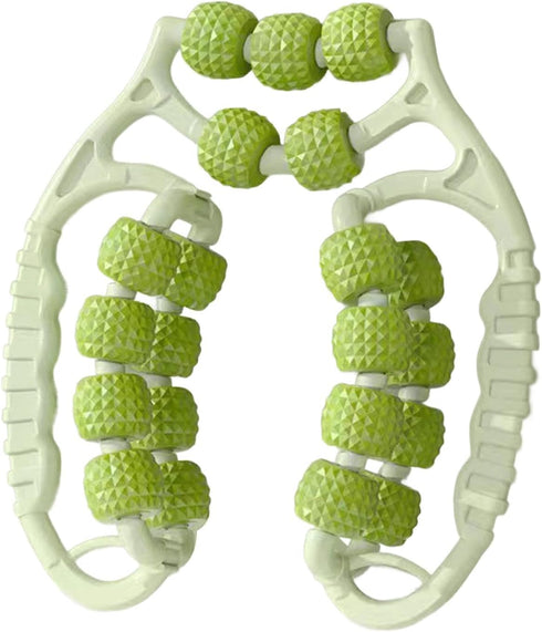 kowaku 20 Elbow (Green01) Massage Roller Relax Roller Wheels, Cellulite Roller Muscle Relaxer Circular Leg Clamps Leg