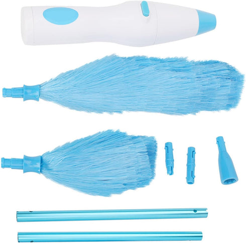 180° Bendable Electric Duster for Window Blinds and Furniture with Electrostatic Cleaning Feature