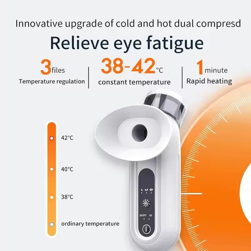 Mavdecll Portable Eye Steamer for Dry Eyes, Heated Eye Steam Sprayer, Moisturizing Eye Treatment, Heated Mist for Dry