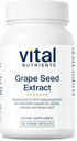 Vital Nutrients Grape Seed Extract 100mg, Potent Antioxidant for Circulation, Capillary, and Vein Health (90 Capsules)