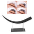 HURRISE Large Eyelash Display, Eyelash Model Display Training Tools with Acrylic Stand for Teaching False Eyelashes