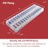 Set 31 Set 2 31 Twice-a-Day Monthly Pill Box Planner - AM & PM Medication Organizer for Days! Contains Organizers