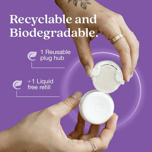 Enviroscent Non Toxic Air Freshener, Lavender Tea & Honey, Plug-in Air Freshener for Home, Lasts 45+ Days