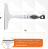 Superio Rubber Squeegee, Streak Free All Purpose Window Squeegee with Comfort Grip Handle and Hanging Hook (Grey, 6