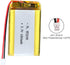 3.7V 1600mAh Lithium Polymer Ion Rechargeable Battery 953248 with 2P PH 2.0mm Pitch Connector