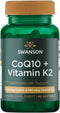 Swanson Coq10 + Vitamin K2 - 60 Softgels