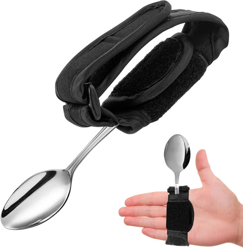 JFHNMLW Universal Cuff Utensil Adjustable Holder Strap for Hand Grip, Adaptive Utensils Aids