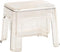 Generic Stool for Shower - Clear Bathrooms Chair with Storage, 1000g PET Resin