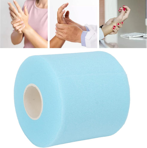 Foam Underwrap Sports Wrap, Blue Athletic Tape for Elbow, Knees, Ankles, Pre Wrap Tapes, Corrective Supplies