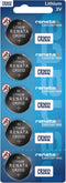 Renata CR2032 Batteries, 3V Lithium Coin Cell, 10 Count