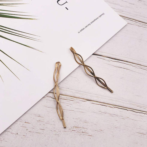 Messen Hair Pins Set Geometric Hair Clips Metal Hairpin Minimalist Hair Styling Jewelry Accessories (8 Pieces, Style 7)