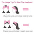 LADES Spa Headband - 6 Pack Makeup Headbands for Women, Bow Hair Band Soft Coral Fleece for Washing Face