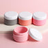 Travel Containers for Toiletries, Silicone Cream Jars BPA Free, TSA Approved 2oz Leak-proof Essentials with Lid for