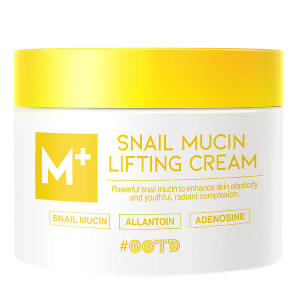 Snail Mucin Moisturizer Cream - Lifting & Deep Hydrating for Face and Neck, Anti Aging Korean Skincare, 3.38 Fl Oz