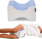 Knee Pillow for Side Sleepers, Leg & Knee Support Pillow, Smooth Spine Memory Foam Alignment Pillow for Hip Pain &