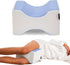 Knee Pillow for Side Sleepers, Leg & Knee Support Pillow, Smooth Spine Memory Foam Alignment Pillow for Hip Pain &