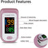 Pulse Oximeter Fingertip, Heart Rate Monitor with Large LED Screen, Blood Oxygen Saturation Meter for Adults with Carrying Lanyard, Accurate Fast Reading?Rose gold?