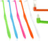 5 Pcs Single End Tufted Toothbrush, Interspace Tapered Trim Tooth Cleaner for Orthodontic Detail Cleaning