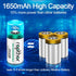 rapthor CR123A Lithium Batteries 3V, 12 Pack 1650mAh High Capacity Non-Rechargeable 123A Photo Battery for Camera