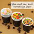100 Pack 3 oz Black Paper Cups for Bathroom, Espresso, Mouthwash, Snacks, Family, Party, Picnic