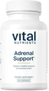Vital Nutrients Adrenal Support - 60 Capsules, Supports Gland Function, Energy, and Stress Levels