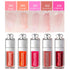 Hydrating Lip Glow Oil, Moisturizing Transparent Lip Oil, Plumping Non-sticky Tinted Lip Balm for Lip Care (CHERRY) 0.2