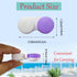 Smanzu 4 Pack Contact lens case Bulk Contact Lens Soak Storage Box Holder Container(Purple)