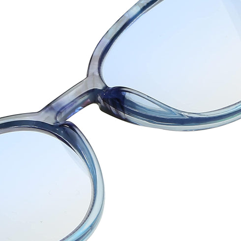 100 CLASSIC 4-Pack Trendy Colored Lens Cateye Reading Glasses for Women - Spring Hinges Fashion Eyeglasses (1.25x)