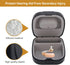 Hearing Aid Case Hard, Pocket Size Waterproof Hearing Aid Travel Case Storage Box for Kids, Adults, Seniors(Black)