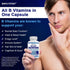 Daily Multivitamin for Men, 35 Vitamins & Minerals, Antioxidants for Energy, Focus, Immune & Prostate Health, 60