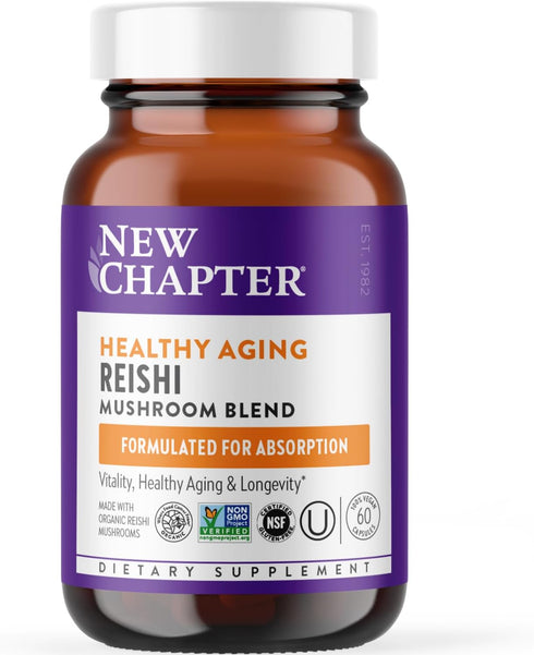 New Chapter Reishi Mushroom, LifeShield Reishi for Healthy Aging, 60 ct